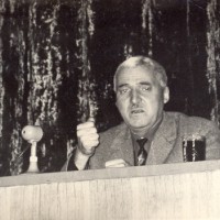 1967 апр. писатель Симонов К. на встрече с провиденцами К-тр. Маяк